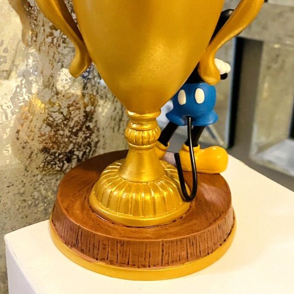 Disney MICKEY MOUSE Trophy Best Disney Dad Christmas Ornament Sketchbook NWT - Picture 5 of 10